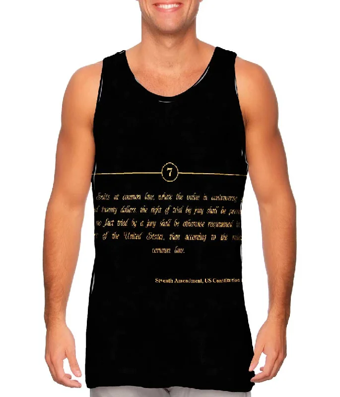 Square Neck Women's Organic Cotton Tank Tops in Earth TonesSeventh Amendment Us Constitution Square Neck Women's Organic Cotton Tank Tops in Earth TonesSeventh Amendment Us Constitution