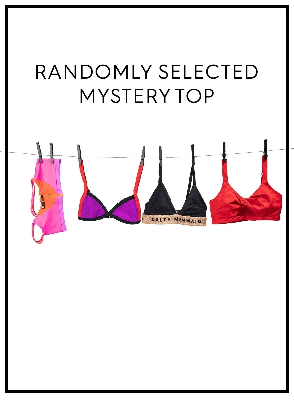 Ruched bikini with fabric gathers for a slimming effect$10 Randomly Selected Bikini Top Ruched bikini with fabric gathers for a slimming effect$10 Randomly Selected Bikini Top