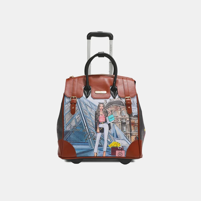 Printed Bodysuits with Floral Patterns for a Feminine VibeNicole Lee USA Printed Rolling Tote Bag Printed Bodysuits with Floral Patterns for a Feminine VibeNicole Lee USA Printed Rolling Tote Bag