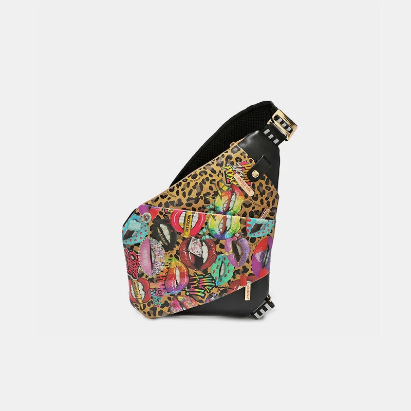 Metallic Bodysuits for a Glitzy and Glamorous Night OutNicole Lee USA Vegan Leather Leopard & Lip Pattern Crossbody Bag Metallic Bodysuits for a Glitzy and Glamorous Night OutNicole Lee USA Vegan Leather Leopard & Lip Pattern Crossbody Bag